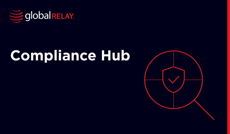 Compliance Hub wording on a black background
