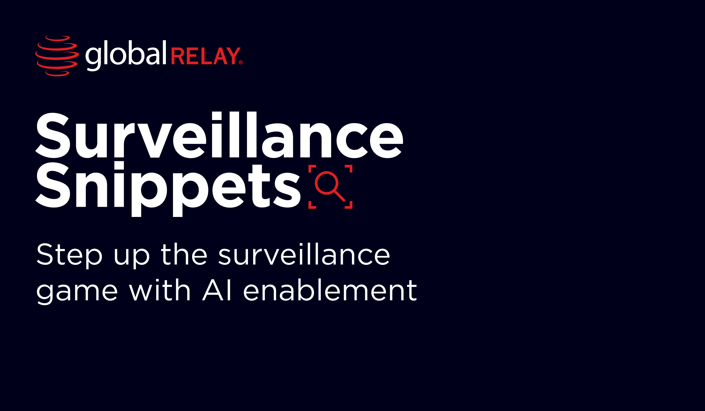 Step up the surveillance game with AI enablement