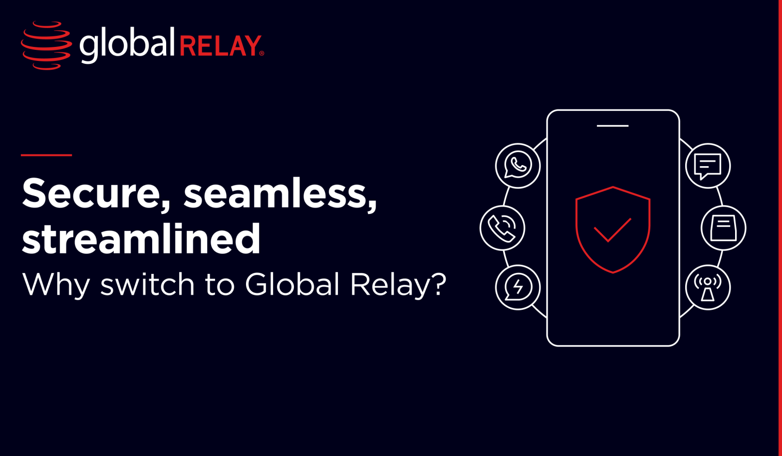 Secure, seamless, streamlined – Why switch to Global Relay?