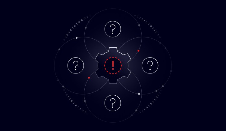 An image of icons representing third-party risk